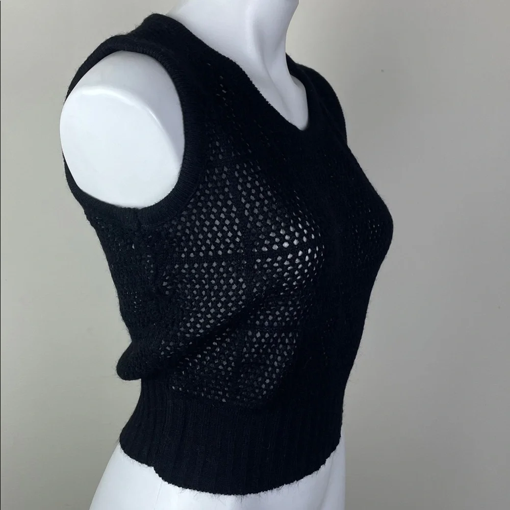Ecco Bay Open Knit Vintage Sweater Vest